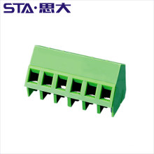 16A PCB Connector 5.0mm 5.08mm pitch 2Pin 3Pin 4Pin Screw Terminal Block Screw Type PA66 Wire Connector